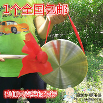 Gong pure copper flood prevention early warning Big gong Feng Shui small gong Opening gong Opening gong Musical instrument Large three and a half sentences performance props