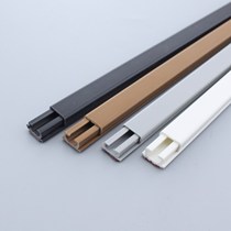 PVC Trunking 12 * 7 with rubber small trunking Miner wire slot square flame retardant wiring trough floor routing trough