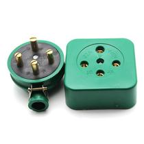 Waterproof and fourth-wire three-phase socket industrial plug fall without rotten rubber 16A25A32A60A 380V