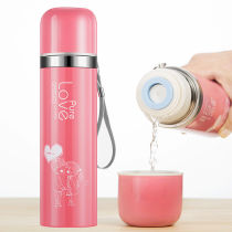 (24 hours heat preservation) 304 stainless steel vacuum insulation cup male and female students portable water cup large capacity cup