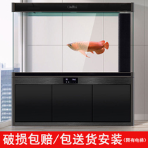 Jiubao fish tank aquarium super white glass screen living room ecological dragon fish tank household large and medium bottom filter fish tank