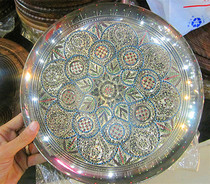 Xinjiang crafts ethnic characteristics handmade colorful copper disc new products