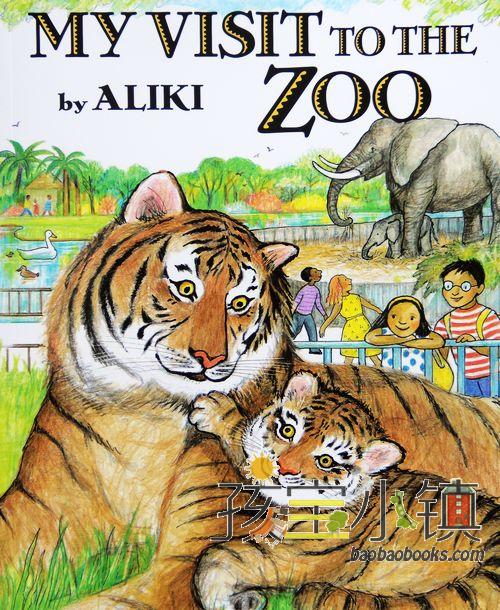 英文原版绘本 正版儿童的书籍my visit to the zoo 逛逛动物园英文