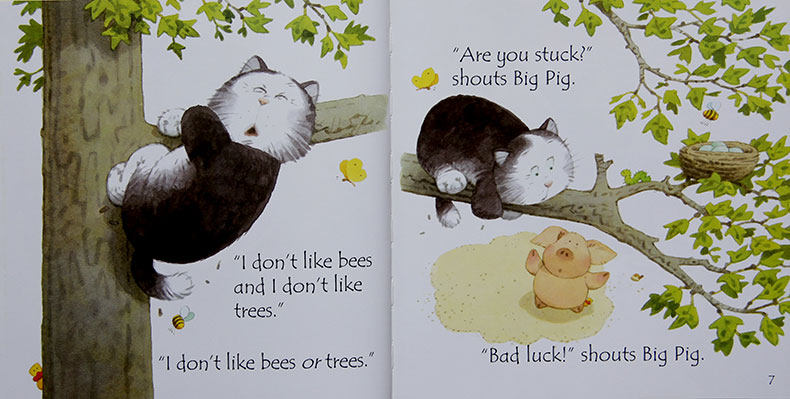 英文原版绘本fat cat sat厚本合集精装book cd