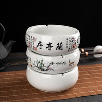 Fashion and practical ceramic ashtray creative personality to give away extra large European vintage ashtray gift