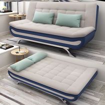 Small lazy sofa folding bed Sleeping big bed recliner cushion Cinema simple floor-to-ceiling double bed deck