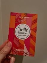 Twilly dHermes Poivre Hermes silk scarf silk top hat ladies perfume original sample