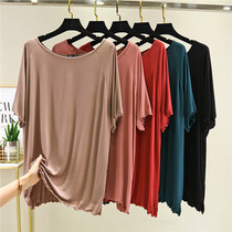Middle Aged T-shirt Woman Summer Thin loose Modale Home short sleeves Big code Conspiculess Mamma Clothing Pajamas