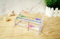 Small double-layer rack widened two-story display stand hotel room paid Bath disposable products display rack