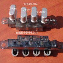 Electric fan Floor fan table fan Piano key fan gear switch 4 keys 3 gears Silver small strip