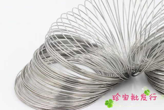 戒指钢丝圈 手镯配件材料 diy手工制作钢丝线 多圈手链配饰半成品_7折