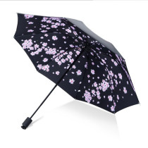 Manual umbrella Large folding sun umbrella Sun protection UV protection Women small portable sunshade sunshade rain dual-use