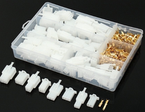 400pcs 2 8mm distance 2 3 4 6-pin plug housing Male and female crimping terminal block Connector set box