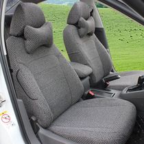 Car seat cover full surround seat cover 2021 new linen fabric special Four Seasons universal seat cushion cover car cover