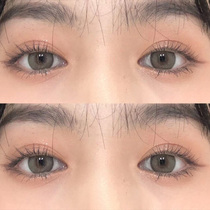 Milk bag gray contact lenses Female small diameter mixed-race European and American contact lenses official website day throw half a year throw month throw TN