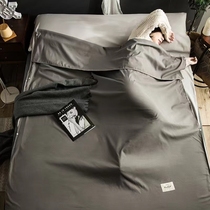 Hotel dirty sleeping bag travel portable train sleeper artifact going out double bed sheet ultra-light four seasons universal