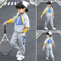 Childrens clothing boys autumn suit 2021 New Children 5 Net Red 6 Autumn 7 Sports 8 years old spring and autumn boy clothes tide