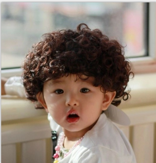 Children Photographed Wig Girl Wig Long Hair Lovely Female Baby