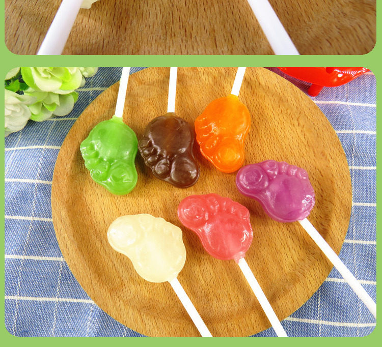 阿尔卑斯珍宝珠奇胜脚丫棒棒糖60支混合水果味 喜糖果零食批发