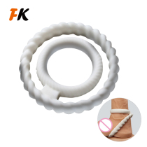 Lock fine collar 15 degrees soft silicone male penis two rings Double scrotum bondage JJ tight hunk sex ring