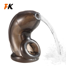 Soft rubber JJ set teen ring line to prevent masturbation erection chastity lock Male chastity device lock fine set CB birdcage