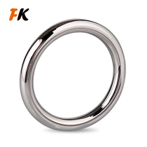 Mens stainless steel lock fine ring Metal solid fine fun ring Foreskin resistance ring sm gay gay adult ring