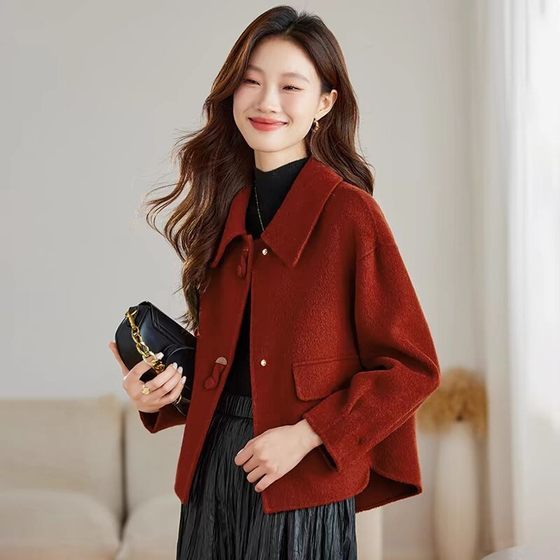 Autumn and winter fashion double-sided jacket fashionable small person 2024 new short double-sided wool cashmere temperament coat top
Autumn and winter fashion double-sided jacket fashionable small person 2024 new short double-sided wool cashmere temperament coat top