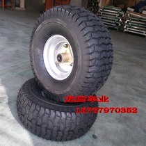 Linyuan mechanical tire 15x6 00-6 inch lawn tire bearing with 3-hole flange wheel