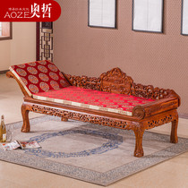 Aozhe mahogany bed bed hedgehog red sandalwood sofa bed Chinese antique recliner furniture AZ-G01