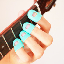 Guitar Fingertip Finger Fingertip Left Hand Protection Guitar Finger Protective Sleeve Yukri Riri Piano By String Children Gloves