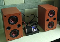 Dual 4-inch full-range HIFI fever speaker Bookshelf box surround center speaker