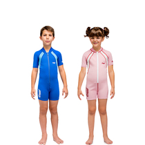 Italy CRESSI BABY SHORTY childrens swimsuit floating suit waterproof female one-piece swimsuit