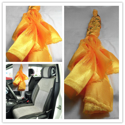 新品特卖民族凤哈达纯手工编织保平安创意汽车用品汽车挂件车饰品