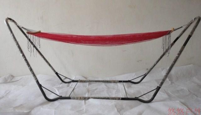 镀锌加厚钢管吊床支架厂直销户外室内创意吊床架 1.6mm粗管可拆架