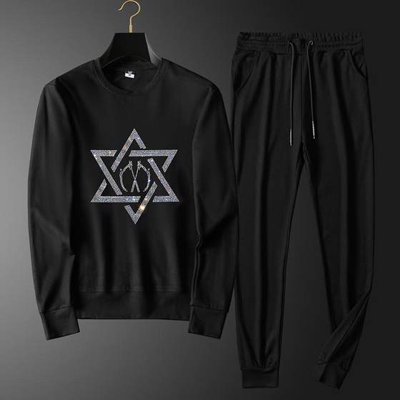 Light luxury trendy brand 2022 high-end men's casual suits for diamond sweatshirts European brand handsome sports matching two pieces
Light luxury trendy brand 2022 high-end men's casual suits for diamond sweatshirts European brand handsome sports matching two pieces