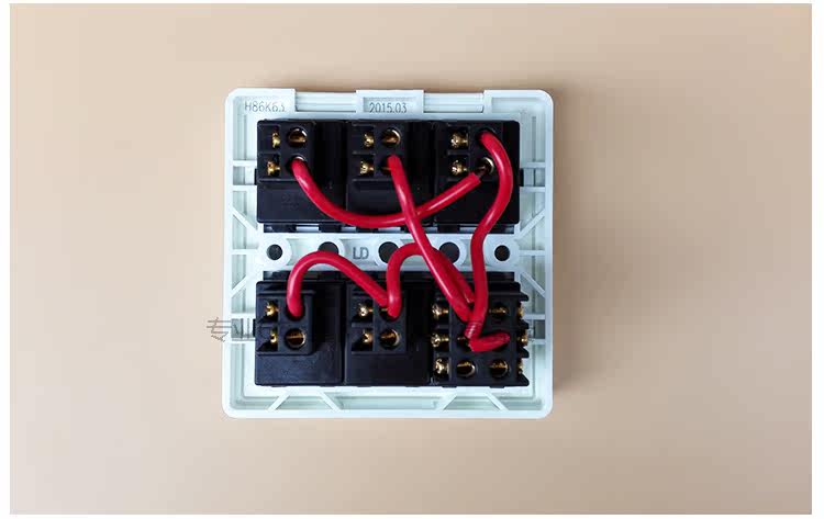 丽笛开关浴霸六联开关qdp520abcd824a负离子风暖质保三年