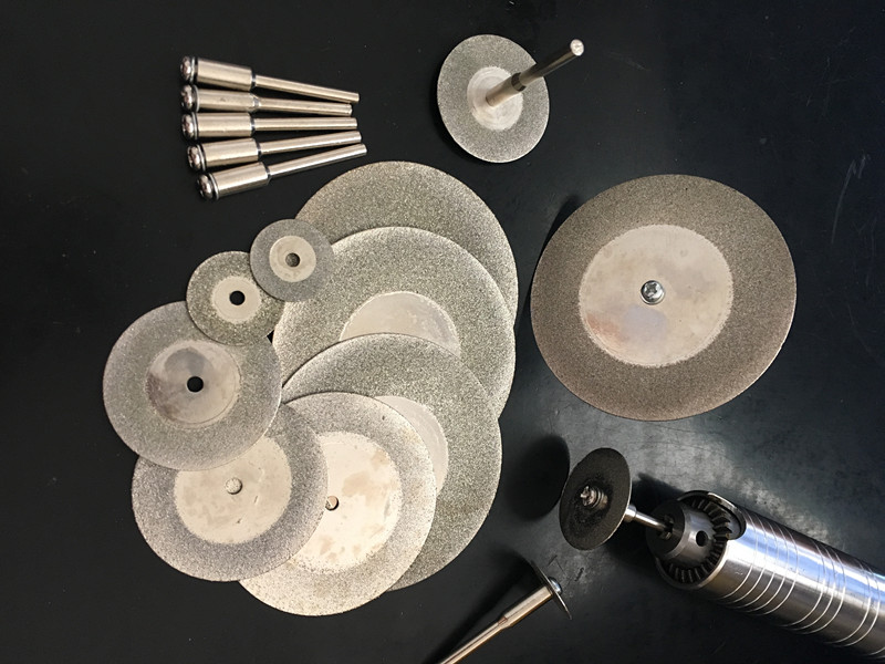 电磨配件金刚石切片锯片 磨片 玉石切割片金刚砂切片16mm-60mm