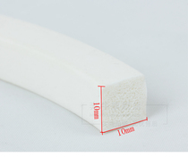 Pedalling sealing machine original fitting silicon sponge upper press strip artificial square sealing strip sponge high temperature resistant layering