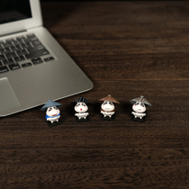 Coffee Kung Fu Panda cartoon Three-dimensional hot shoe cover creative camera hot shoe holder SLR micro single hot shoe protection dust cover