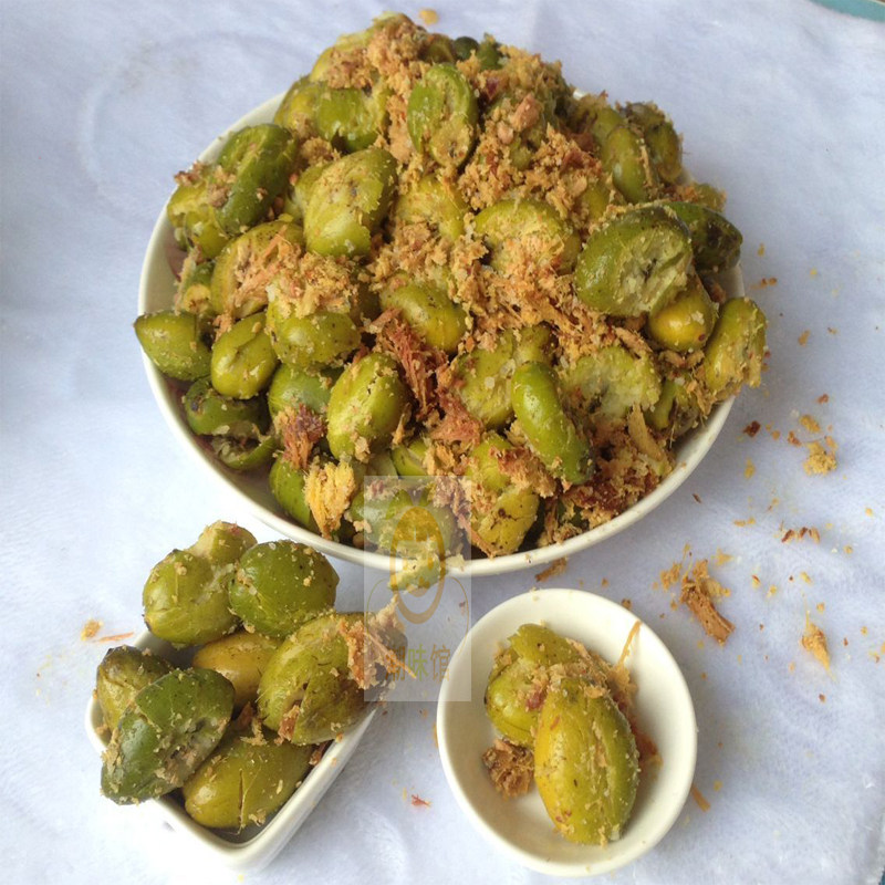 现做新鲜橄榄南姜橄榄散 孕妇手工零食 咸橄榄糁潮汕特产500g包邮