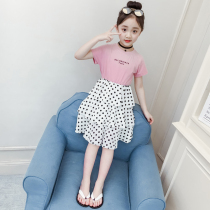 (Over 48 yuan) 2020 Korean version of the Child Net Red Princess summer cake skirt foreign air dress 0067