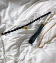 Couple appliances SM tuning women nu bondage bell bull leather collar Traction Chain Neck Ring Alternative Tools Toys