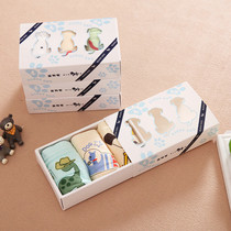 Counter BLESSDOG Blue Dog cotton bamboo fiber Children Baby Triangle flat corner boys girls underwear