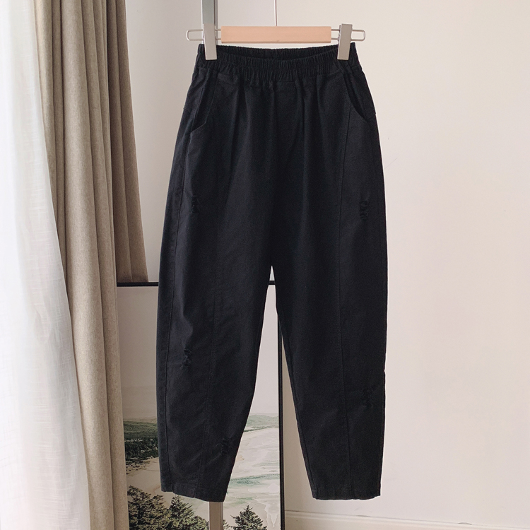Pantalon léger femme en coton - Ref 3430211 Image 32