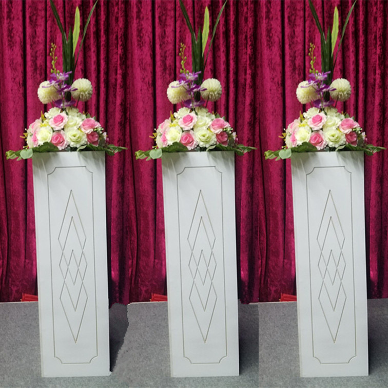 新款婚庆道具路引木质雕花路引 三联路引 罗马柱婚庆路引拱门路引