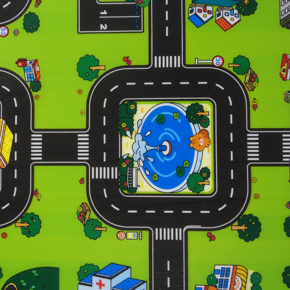 儿童地毯城市车道马路跑道交通地垫幼儿园家用卧室宝宝爬爬行垫子