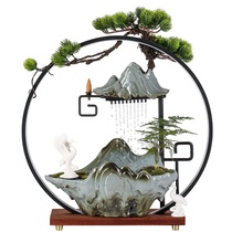 Mountains and rivers lucky ornaments Circulating water creative fountain humidifier Living room office desktop opening gift