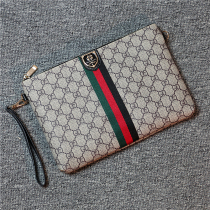 Tide brand handbag mens Korean striped clutch fashion mens and womens one-shoulder oblique cross-bag social youth casual clutch