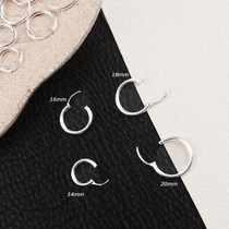 S925 sterling silver earring European and American exaggerated bold earrings 2019 new trend GD Quan Zhilong wang yibo same earrings