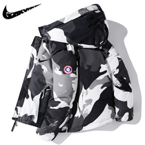 Niketon Trendy Unisex Down Jacket Camouflage 2022 New Large Kids White Duck Down Thick Winter Coat